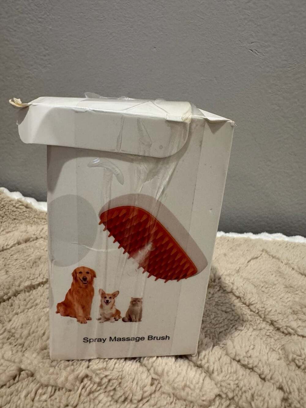 Pet Spray Massage Grooming Brush